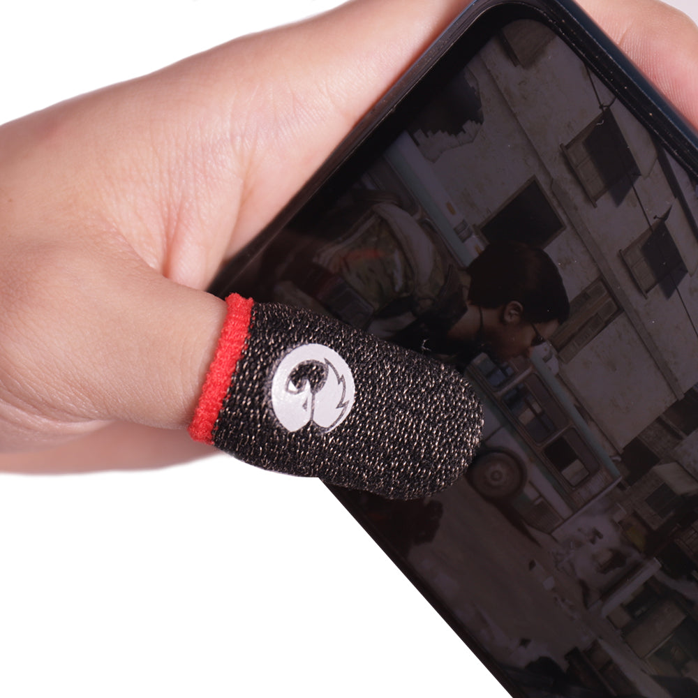 1 Pair GameSir Sensitive Sweat-proof Anti-slip Breathable Mobile Phone Game Playing Finger Cover 1 Pair GameSir Sensitive Sweat-proof Anti-slip Breathable Mobile Phone Game Playing Finger Cover
